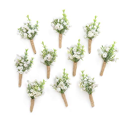 Wht-baby Breath & White