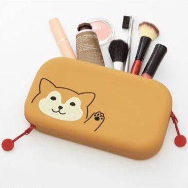 PuniLabo Zipper Pouch by LIHIT LAB - Premium Organizer for Stationery, Cosmetics & Travel Essentials - Perfect for School, Office & Daily Use