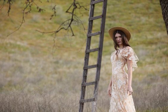 Willowby by Watters Seville Wedding Gown - Elegant Lace Bridal Dress for Beach, Garden & Outdoor Ceremonies