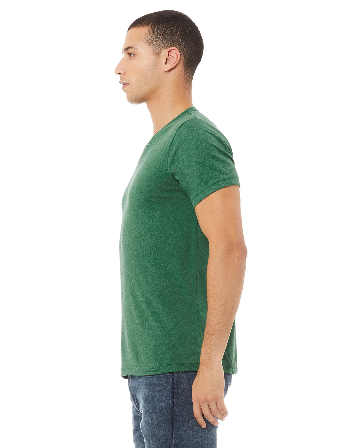 Bella + Canvas 3005CVC Unisex CVC Jersey V-Neck T-Shirt - Soft Cotton Blend Tee for Men & Women - Perfect for Casual Wear, Gym, and Everyday Outfits