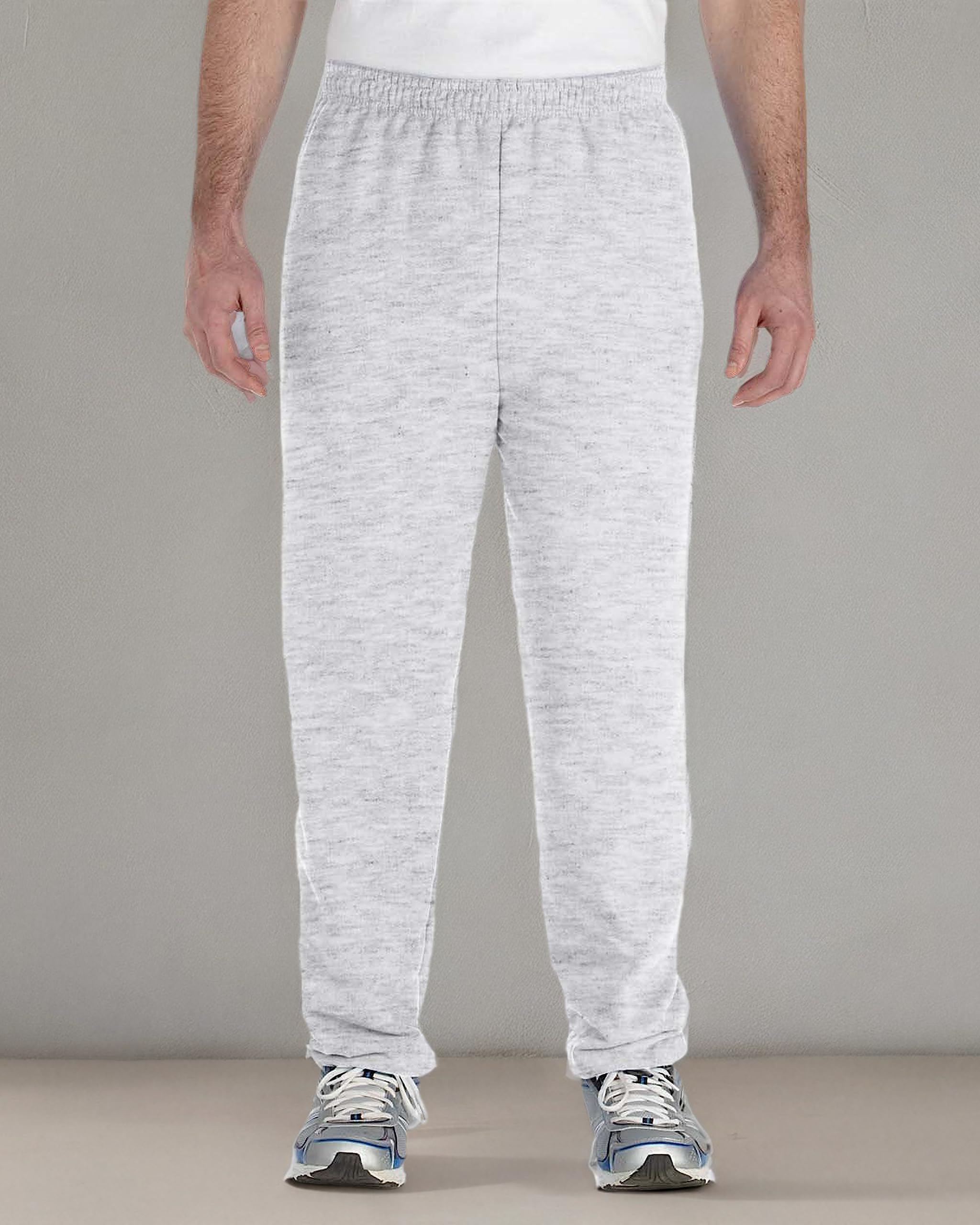 Gildan Heavy Blend Sweatpants for Men & Women - Soft Fleece-Lined Sweatpants, Ash Gray, Small - Perfect for Lounge, Gym & Casual Wear