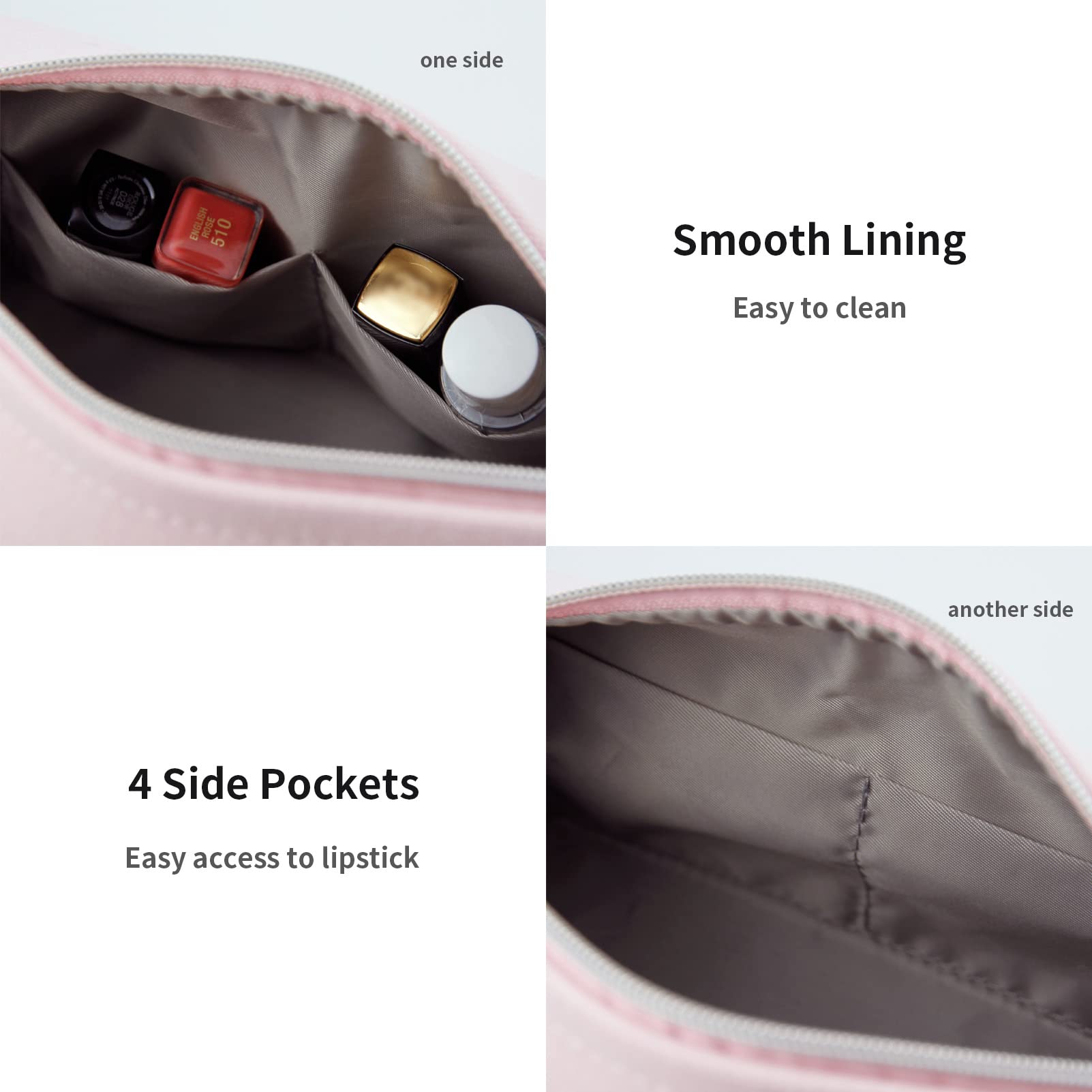 Stylish Waterproof Canvas Makeup Bag for Women - Travel Cosmetic Organizer with Multiple Pockets, Perfect for Toiletries & Beauty Essentials - Ideal for Travel, Gym, and Daily Use