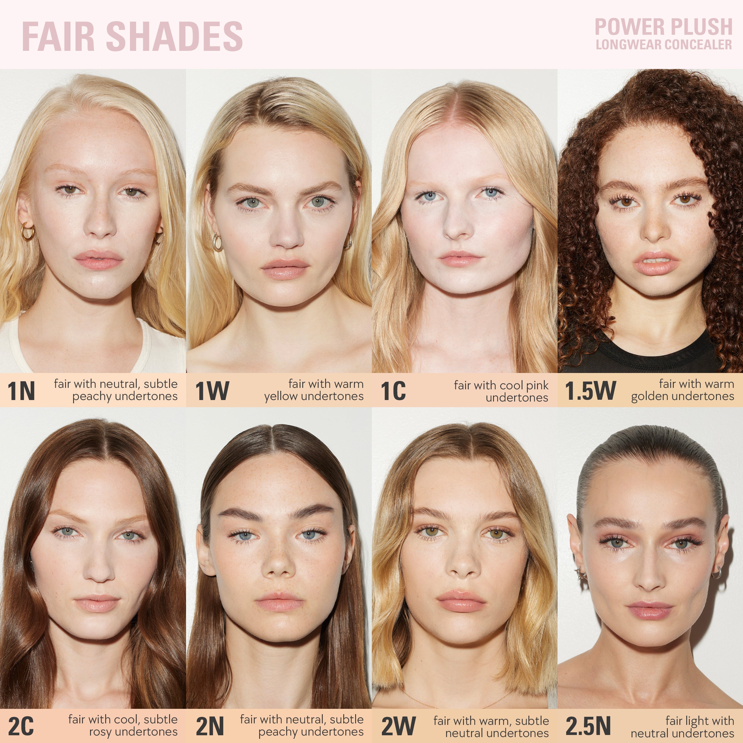 Long-lasting Power Plush Concealer - Full Coverage & Hydrating for Flawless Skin | Perfect for Daily Makeup & Special Occasions