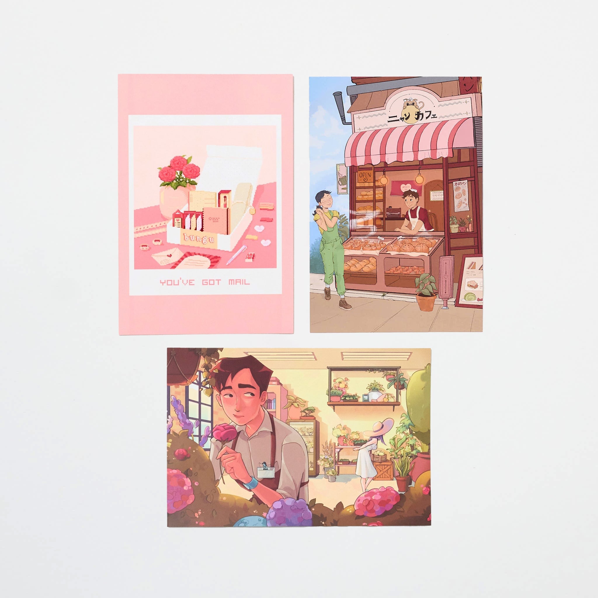 Share the Love Postcard Bundle - Handmade Greeting Cards Set for Valentine's Day, Friendship & Special Occasions | Perfect for DIY Scrapbooking, Wedding Invitations & Thoughtful Gifts