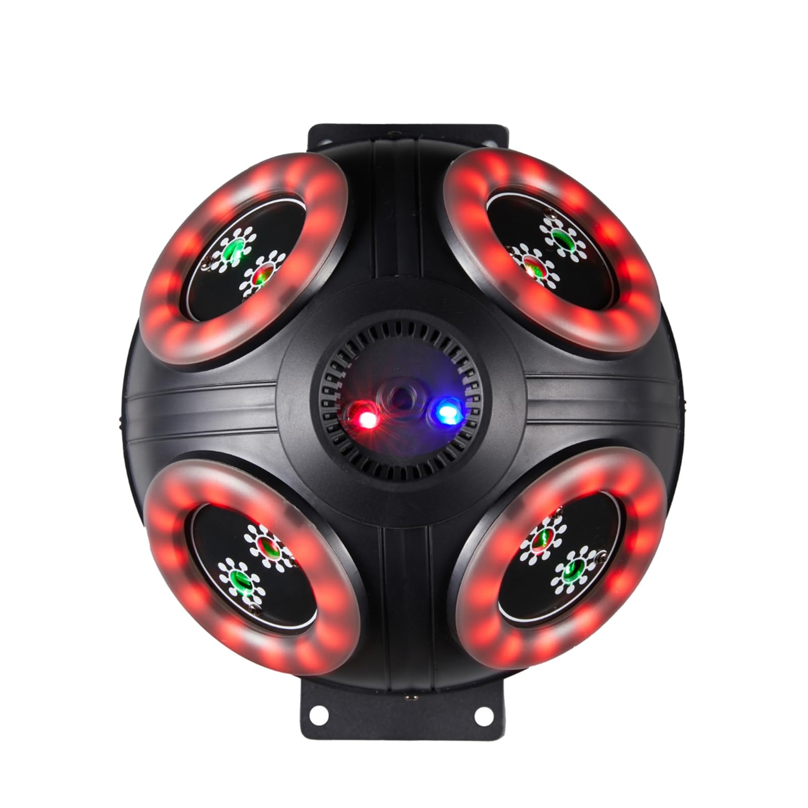 Professional RGB Beam Effect Moving Head Light with DMX Control & Sound Activation - 360° Infinite Rotation Magic Ball DJ Light for Nightclubs, Parties, and Stage Performances