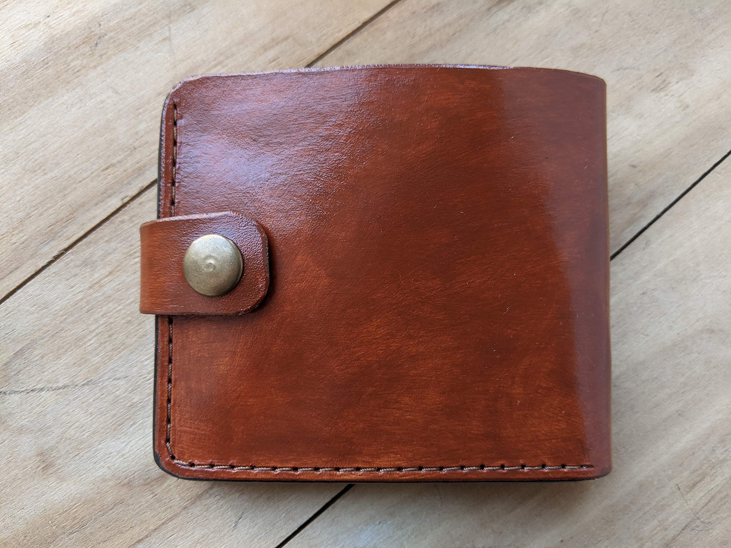 Handmade 3D Genuine Leather Wallet for Men - Custom Engraved & Hand-Painted Baseball Design - Personalized Mickey Cochrane Collector's Gift - Perfect for Sports Fans & Everyday Carry