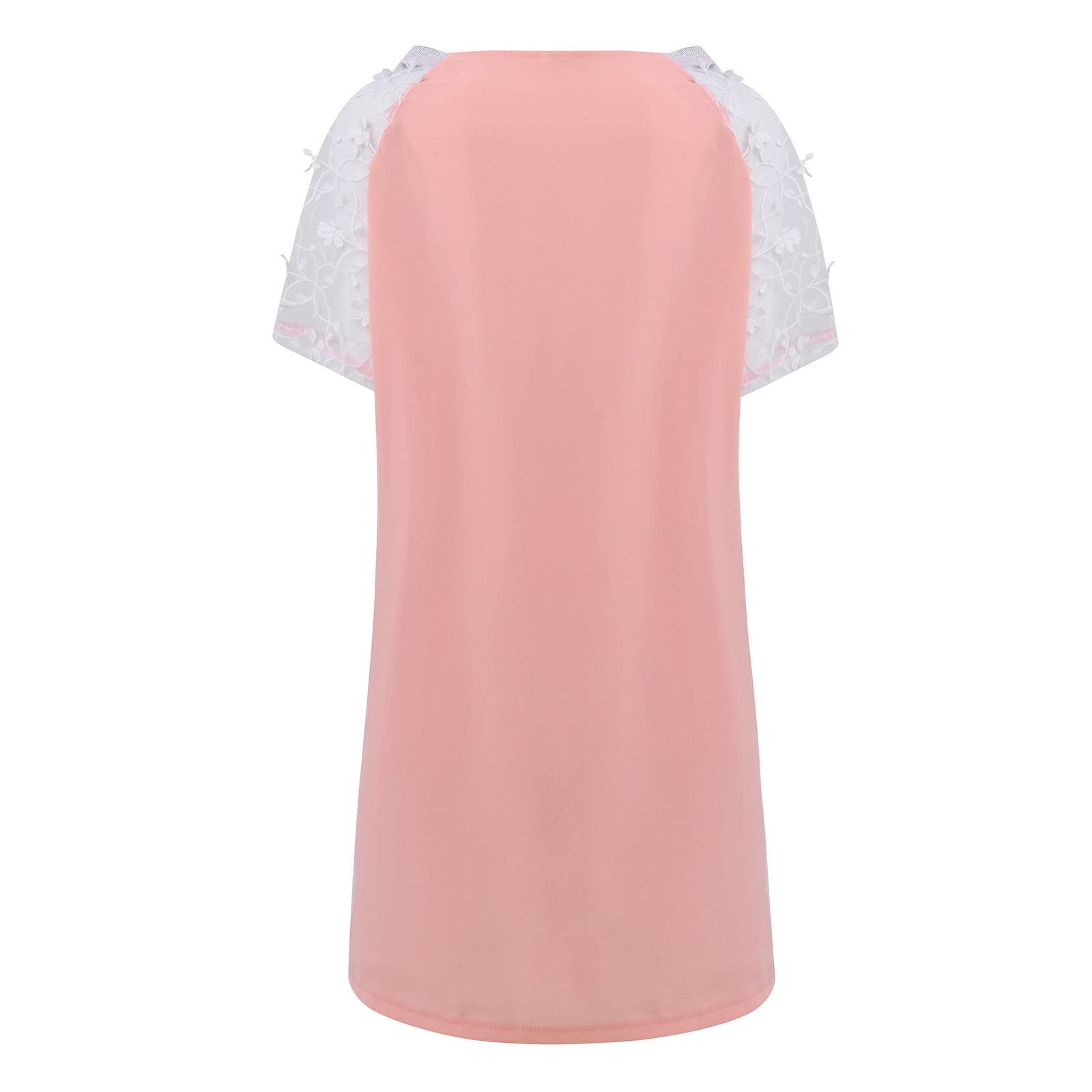 Women's Plus Size T-Shirt Dress - Casual Maternity Summer Boho Sundress with Side Split & High Slit Maxi (Sizes S-2XL) | Perfect for Beach, Vacation & Everyday Wear