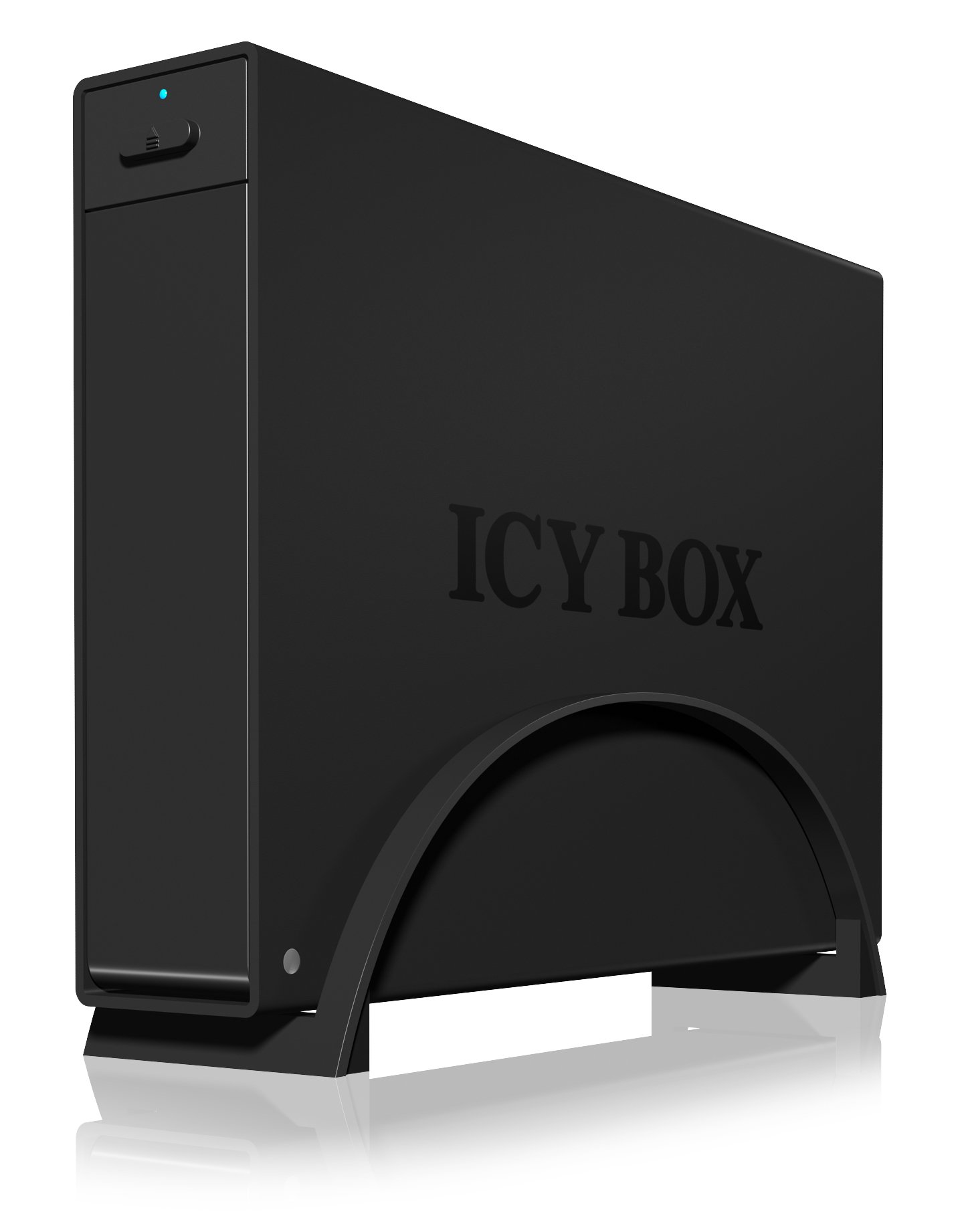 ICY Box IB-366StU3+B USB 3.0 Speichergehäuse für 2,5/3,5 Zoll Festplatten - Externes HDD/SSD Gehäuse mit UASP, ideal für Backup, Datenspeicherung und Erweiterung
