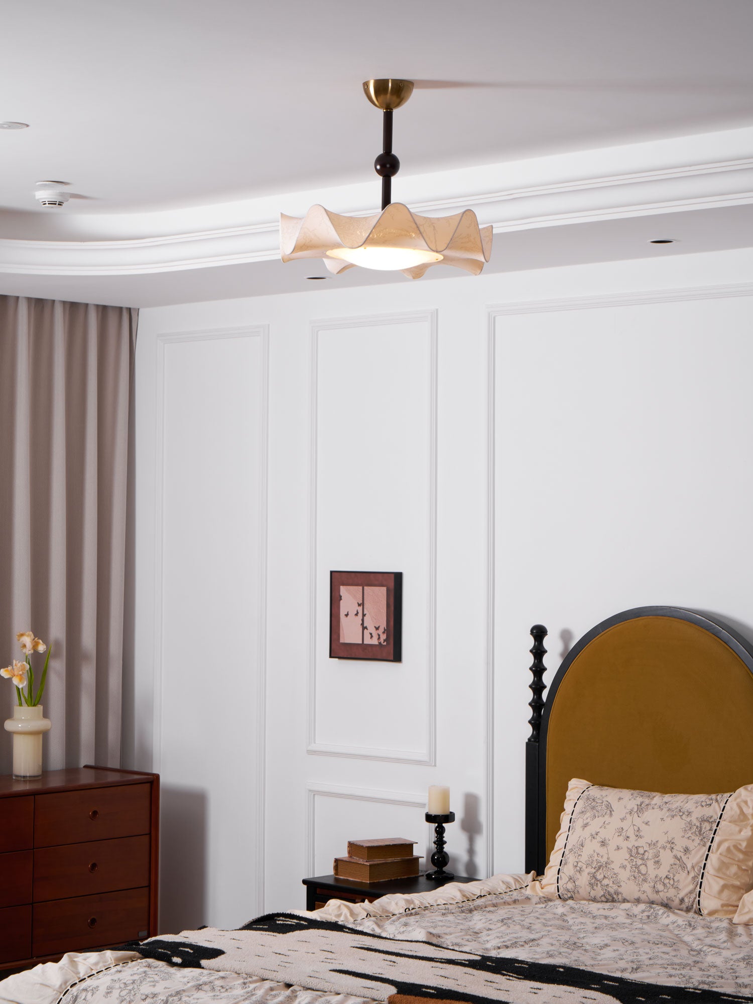 Bellara Modern Ceiling Light Fixture - Energy Efficient LED Flush Mount for Bedroom, Living Room & Kitchen - Dimmable Bright Lighting for Home & Office Decor