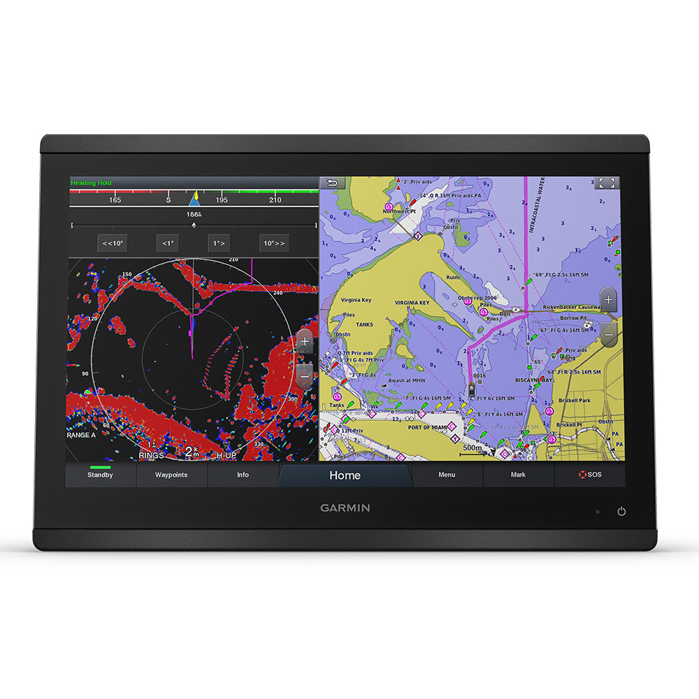 Garmin GPSMAP 8416 16-inch Marine GPS Chartplotter with Worldwide Basemap - Perfect for Boating, Fishing & Offshore Navigation