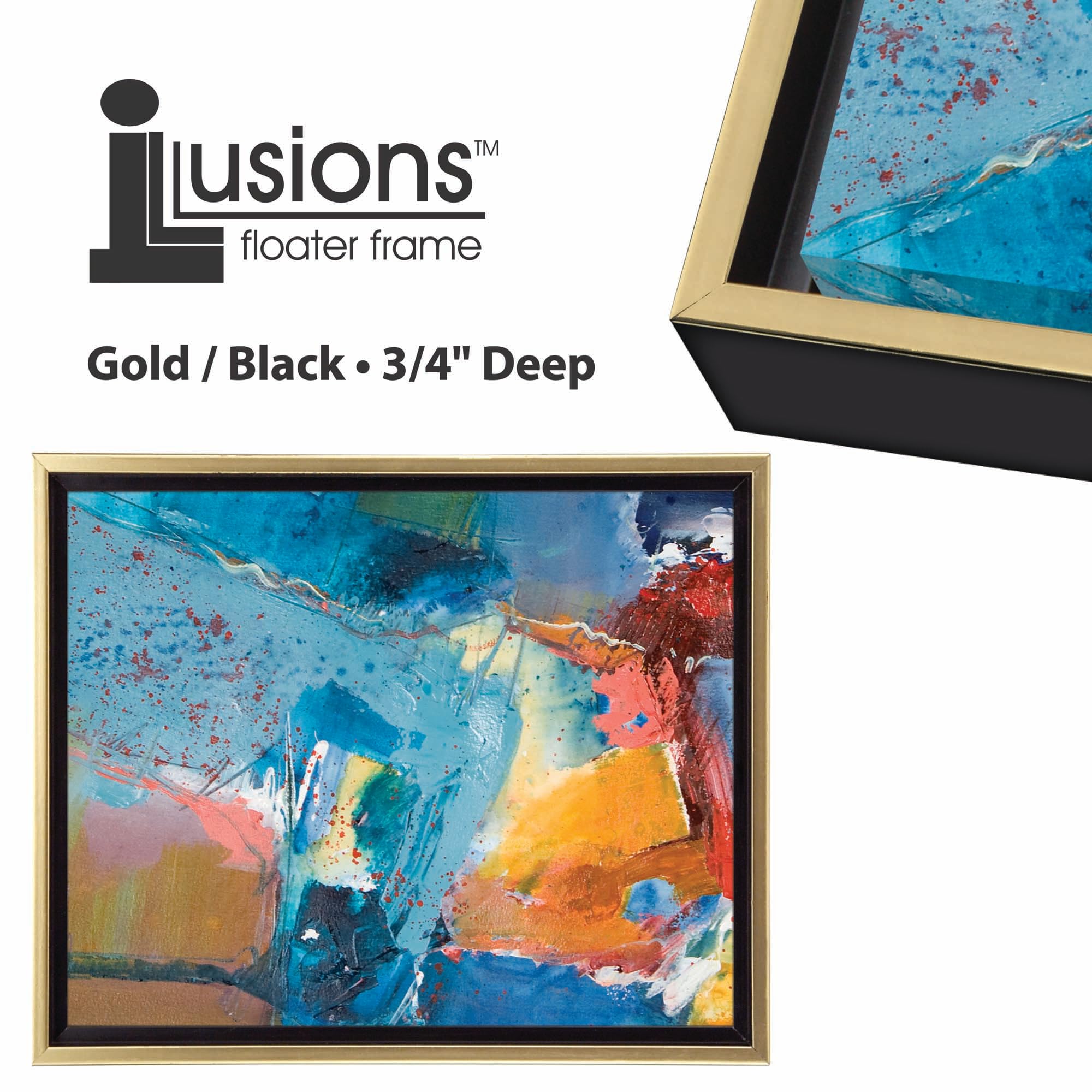 Creative Mark Illusions Floating Frame for 3/4