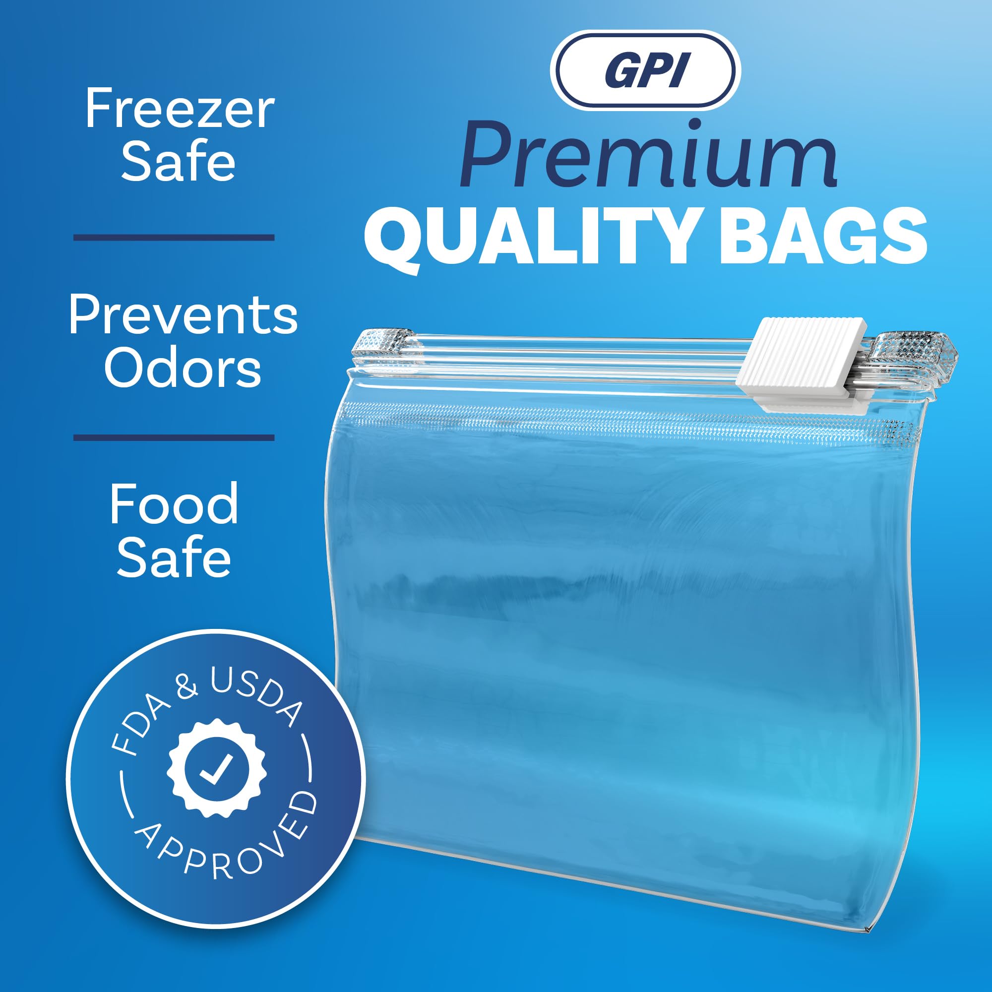 1000 Count Slider Zip Food Storage Bags - 4