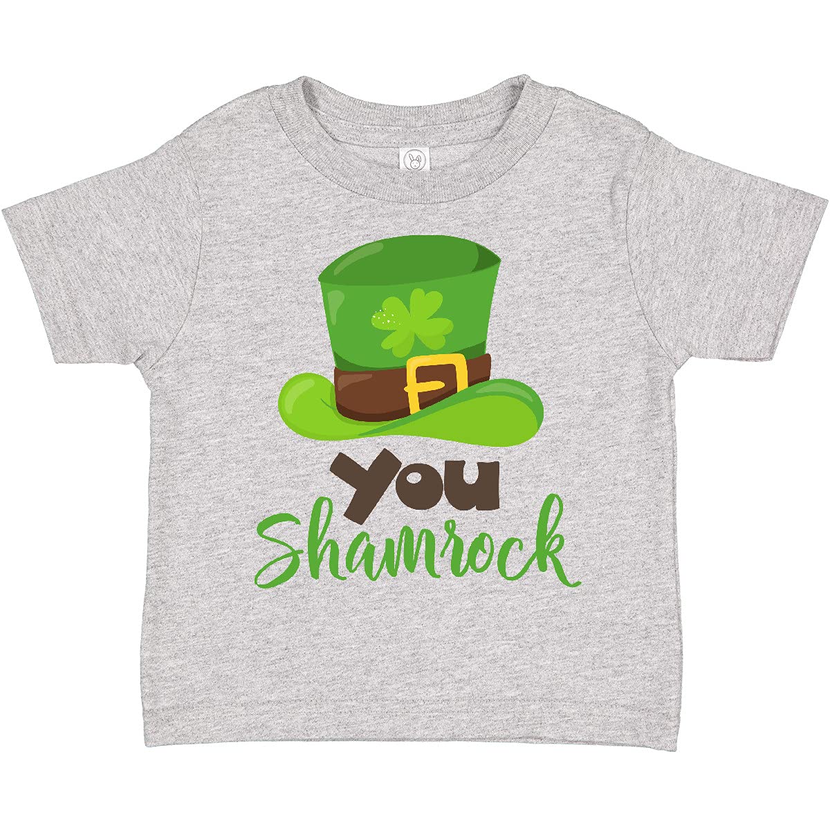 Inktastic St. Patrick's Day Toddler T-Shirt - Cute Leprechaun Hat & Shamrock Design for Boys & Girls - Perfect for Irish Festival, Holiday Party & Family Photos