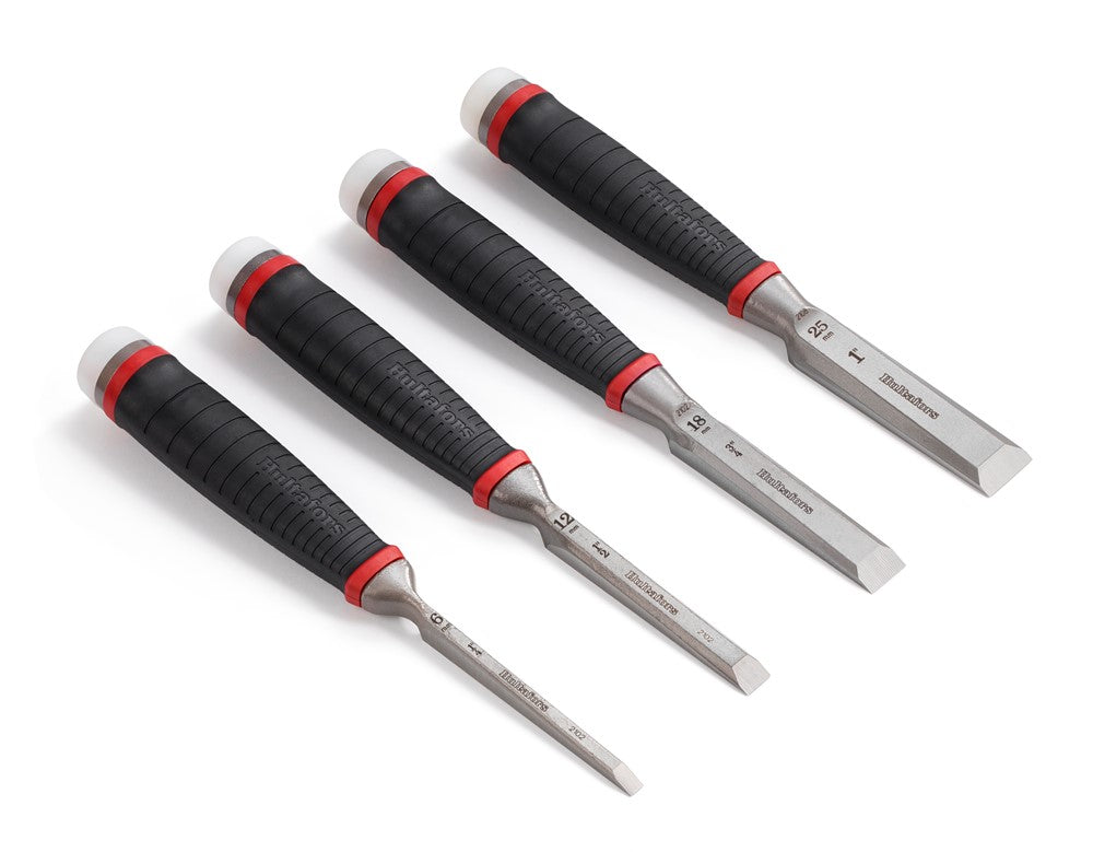 Hultafors HDC Premium Wood Chisel Set - 6-Piece High Carbon Steel Chisels for Woodworking, Carpentry & DIY Projects - Perfect for Carving, Shaping & Fine Detailing