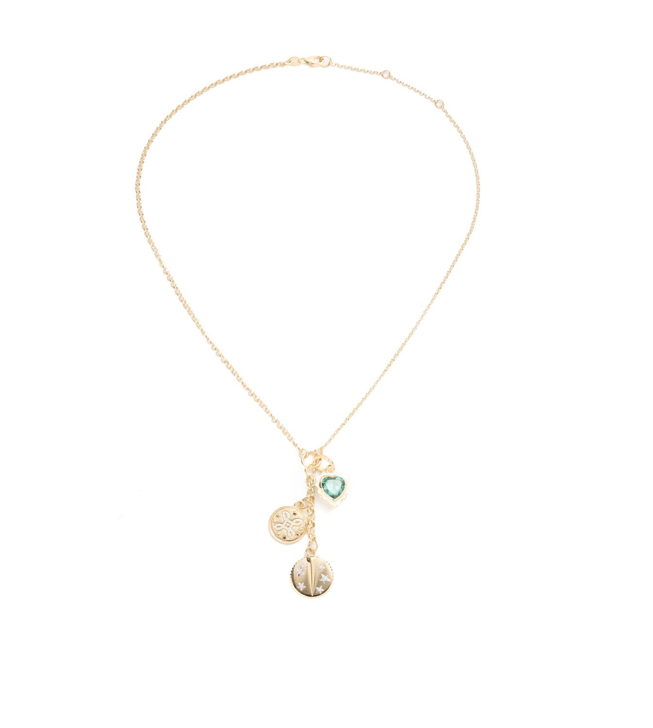 Resilience, True Love & Gemstone Heart: Small Mixed Belcher Extension Necklace - Perfect for Valentine's Gifts, Anniversary Jewelry & Everyday Elegance