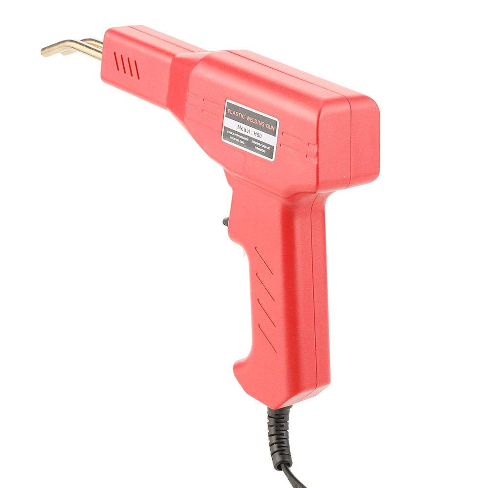 Professional 110V Red Electronic Soldering Gun Kit - Auto Bumper Repair Welding Tool for Car Bodywork | Easy Operation for Automotive, DIY & Home Repairs