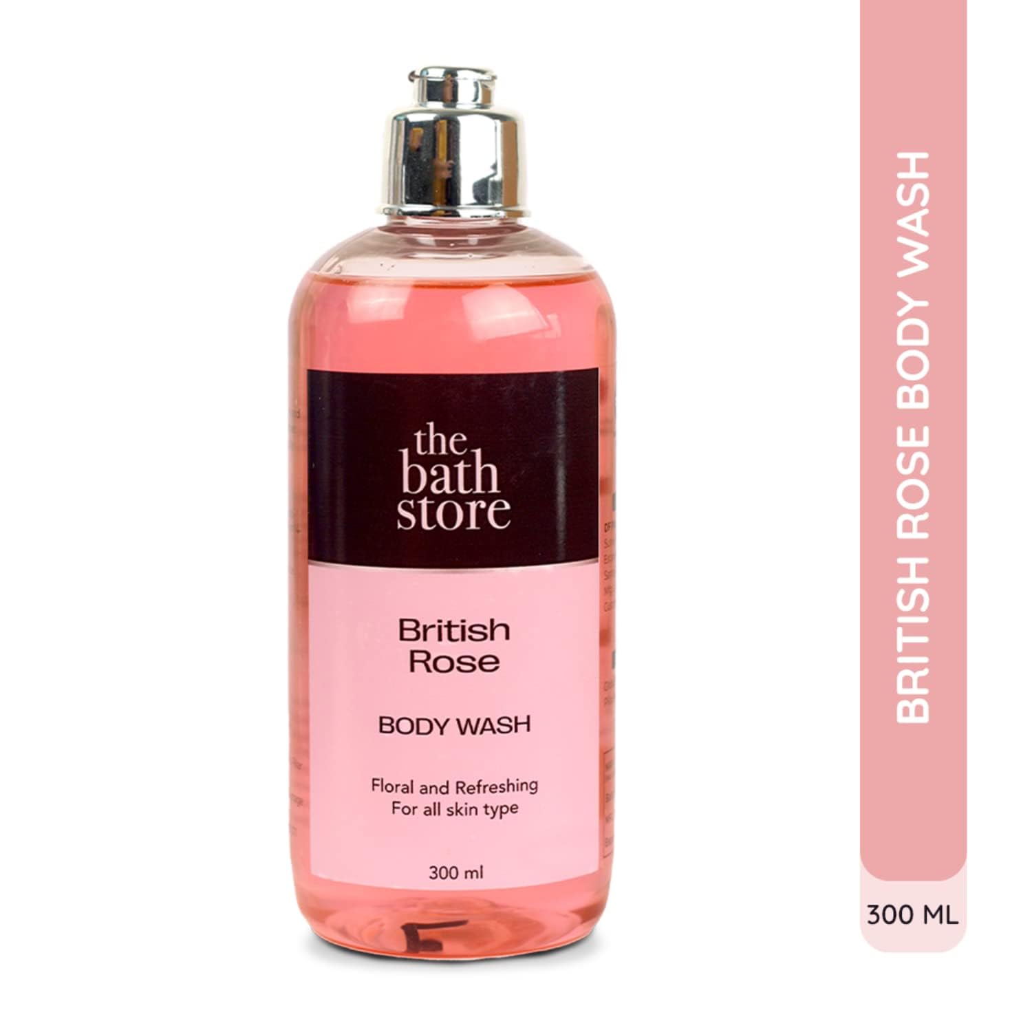Rose Hydrating Body Wash & Shower Gel for Men & Women | Moisturizing & Exfoliating Cleanser with Long-Lasting Fragrance | Perfect for Summer & Daily Use | 300ml