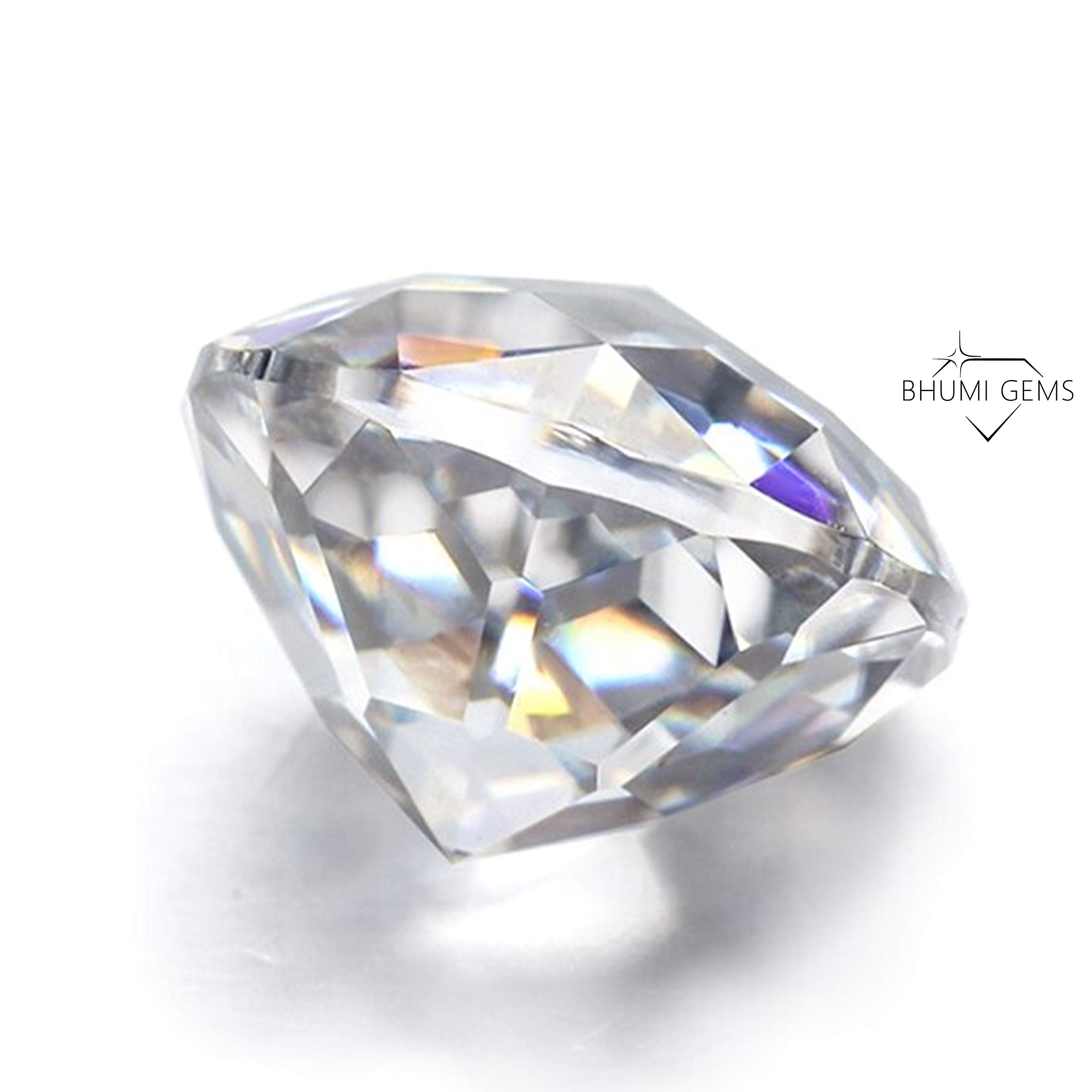 2CT-30CT Cushion Jubilee Cut VVS1 Colorless Loose Moissanite Diamonds for Jewelry Making - Engagement Rings, Wedding Bands, Pendants, Earrings & Bracelets | Perfect for Custom Designs, Bridal Jewelry & Gift Giving