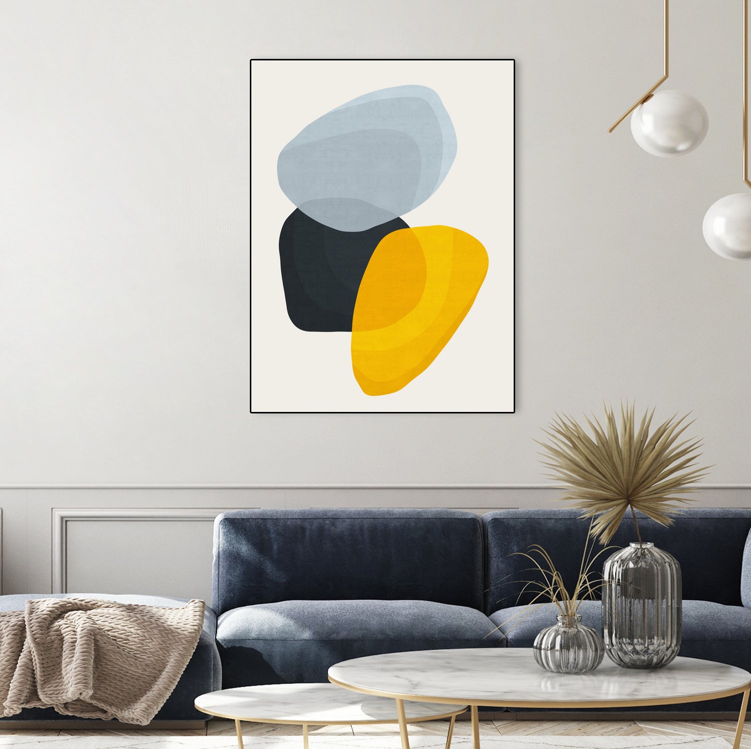 Abstract XVII Wall Art - Modern Canvas Painting for Home & Office Decor | Perfect for Living Room, Bedroom, or Workspace