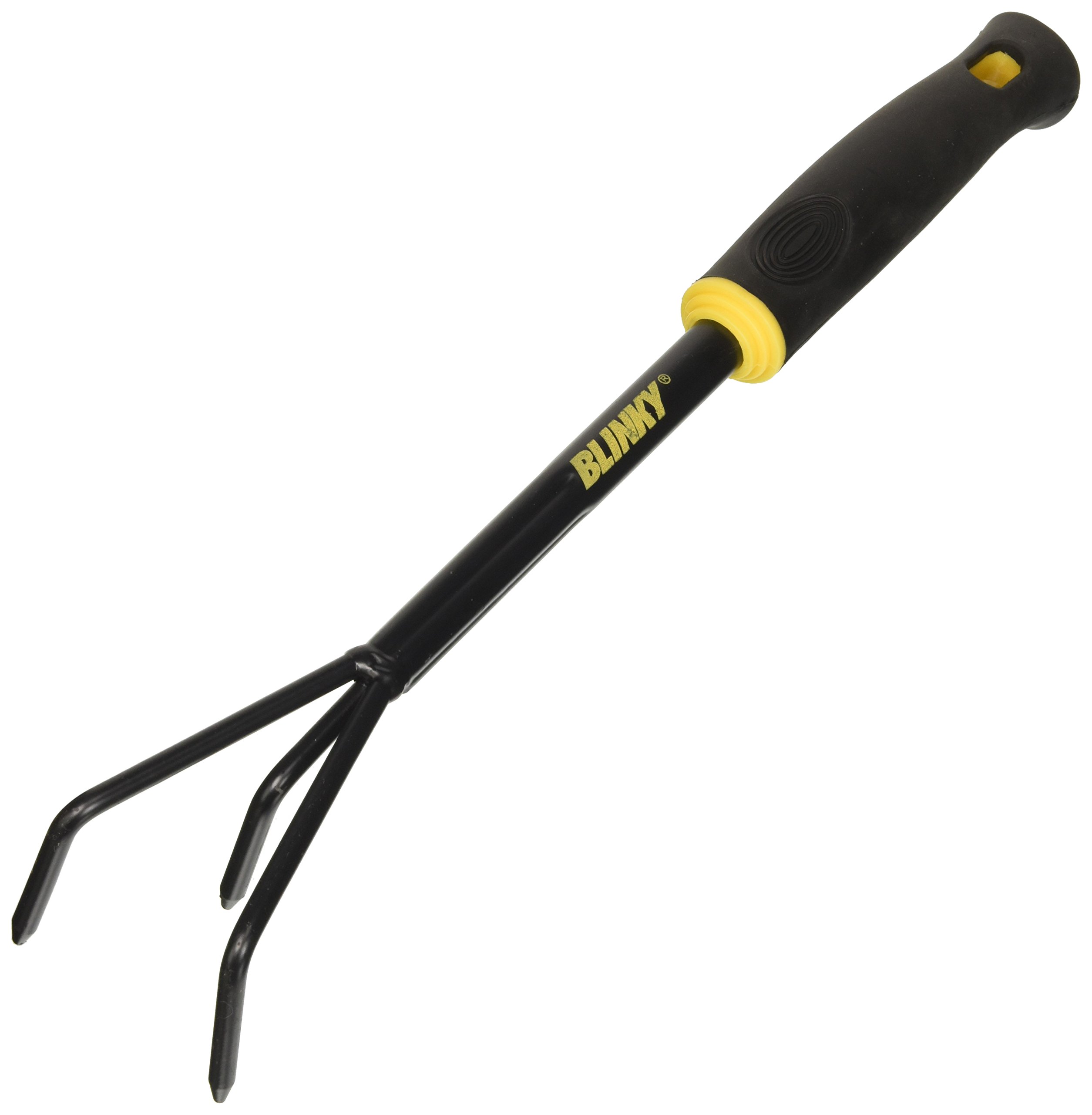 Blinky Garden Weeder Tool with 3 Sharp Teeth - Heavy Duty Stainless Steel Hand Weeder for Gardening, Lawn Care & Weed Removal - Perfect for Home Gardeners & Professional Landscapers