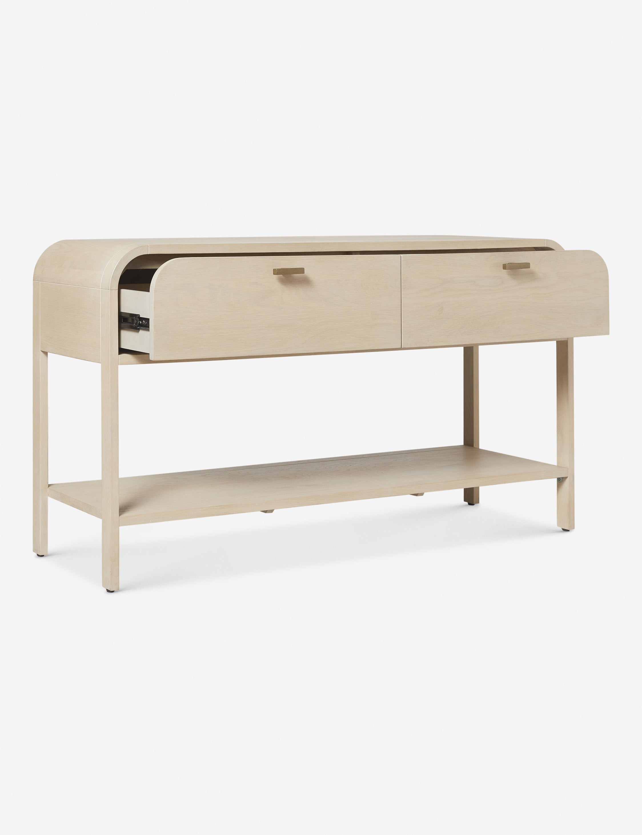 Modern Brooke Console Table - Entryway Sofa Table with Storage Shelf - Perfect for Hallway, Living Room & Bedroom Decor