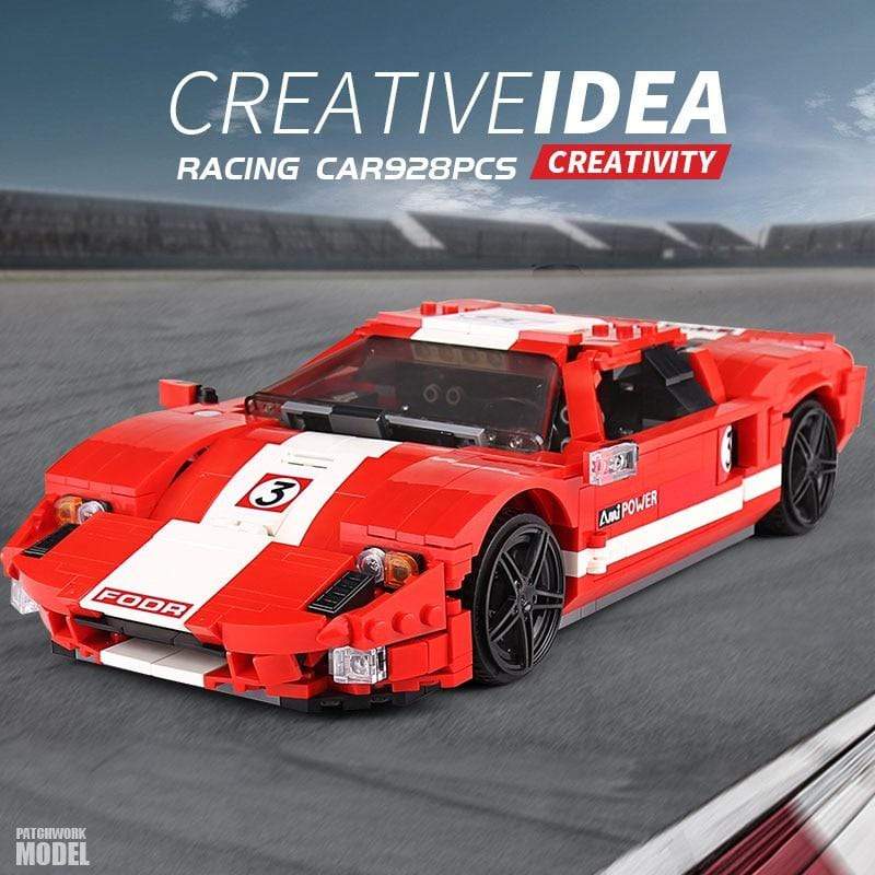 Mould King 10001 Racing Car Building Blocks Set - Sports Car Model Kit for Kids & Adults - Perfect for Birthday Gifts, DIY Projects, and Car Enthusiasts Collection