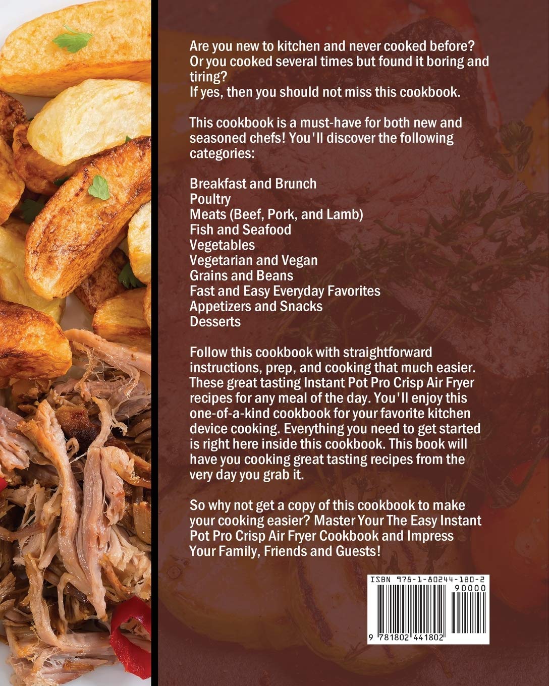 Instant Pot Pro Crisp Air Fryer Cookbook: 600 Healthy & Fast Recipes for Family Meals | Easy Air Fryer Meals for Weeknights & Entertaining