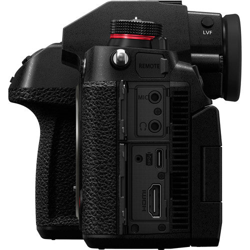 Panasonic LUMIX S1H Full Frame Mirrorless Camera Body - 6K Video, 5-Axis Stabilization for Professional Photography & Filmmaking - Perfect for Vlogging, Documentary & Cinema Production