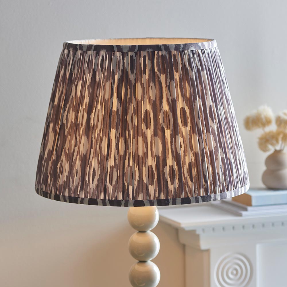 Auralis Ikat Floor Lamp with E27 Socket - Modern Handwoven Design for Living Room, Bedroom & Office Lighting