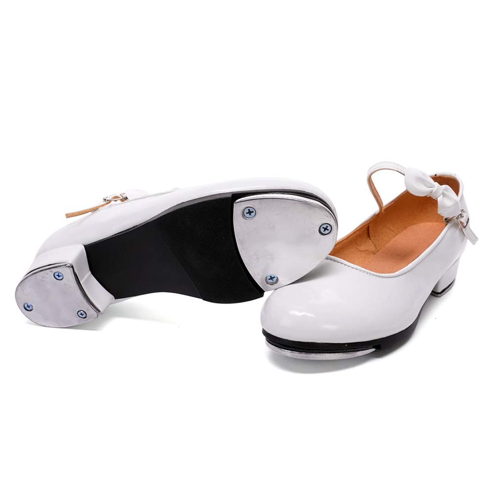 JUODVMP Tap Shoes for Girls & Boys - Unisex Toddler Kids Dance Class Tap Shoes for Beginners, Performances & Recitals