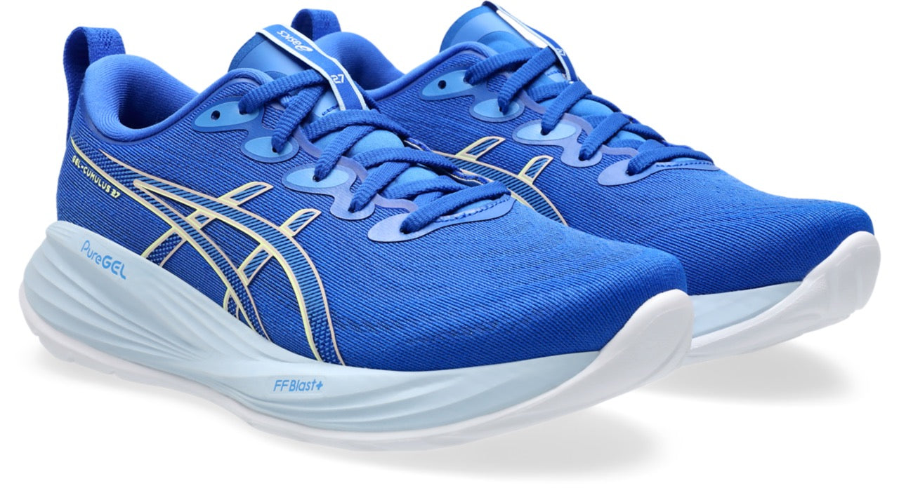 Women's ASICS GEL-Cumulus 27 Running Shoes - Lightweight Cushioned Sneakers for Women (Illusion Blue/Blue Coast) | Perfect for Road Running, Jogging & Gym Workouts