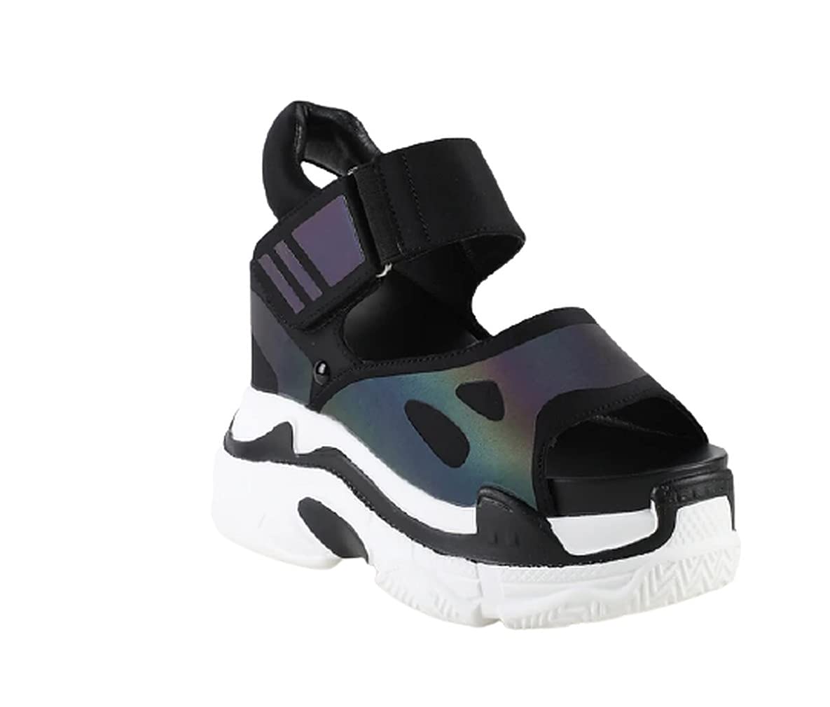 Anthony Wang Women's Open Toe Platform Wedge Sandals - Comfortable Summer Casual Shoes for Beach, Vacation & Outdoor Walking