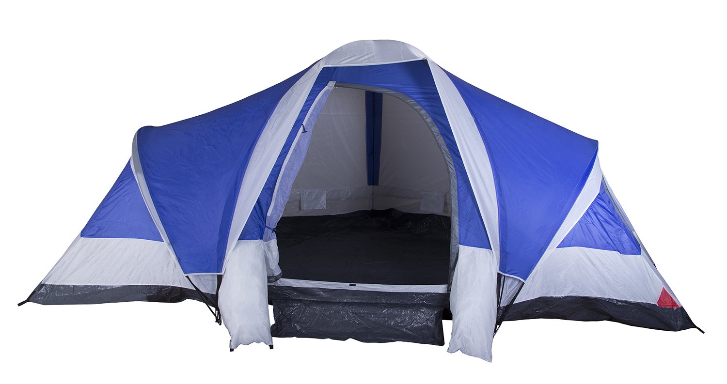 Stansport Grand Tent - 6 Person Family Camping Tent, Waterproof & Spacious for Outdoor Adventures - Perfect for Backpacking, Hiking, and Family Camping Trips