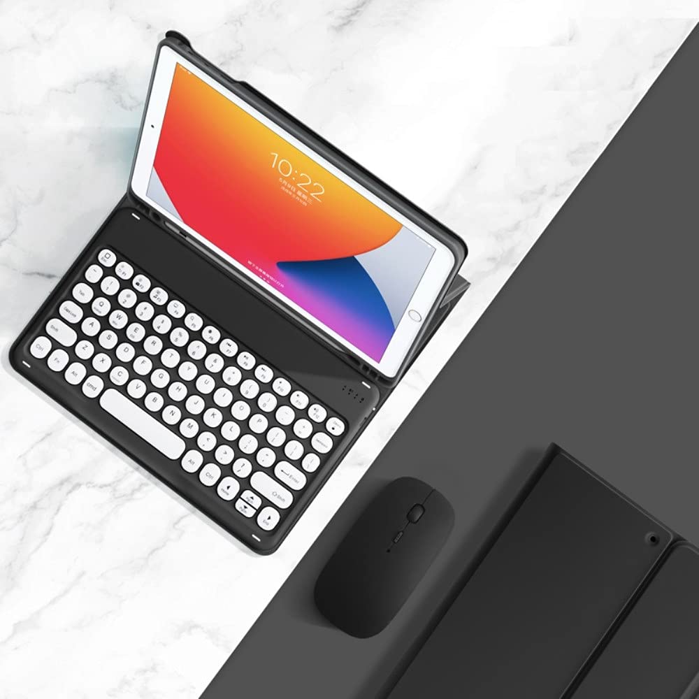 Bluetooth Keyboard Case with Mouse for iPad Air 11 inch M2 & iPad Air 5th/4th Gen 10.9