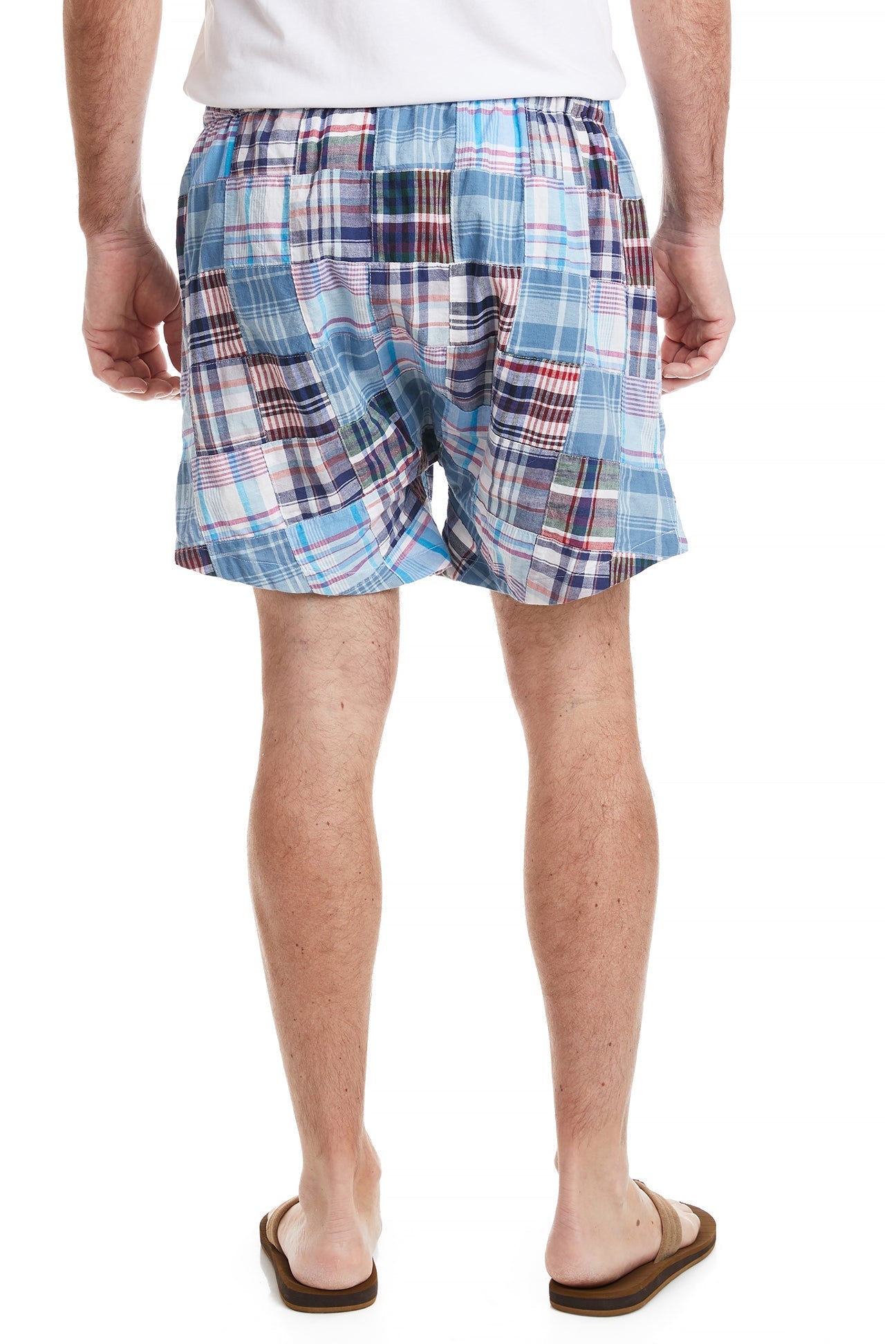 Barefoot Boxer Seapoint Patch Madras - Comfortable & Stylish Men's Shorts for Summer, Beach, and Casual Wear