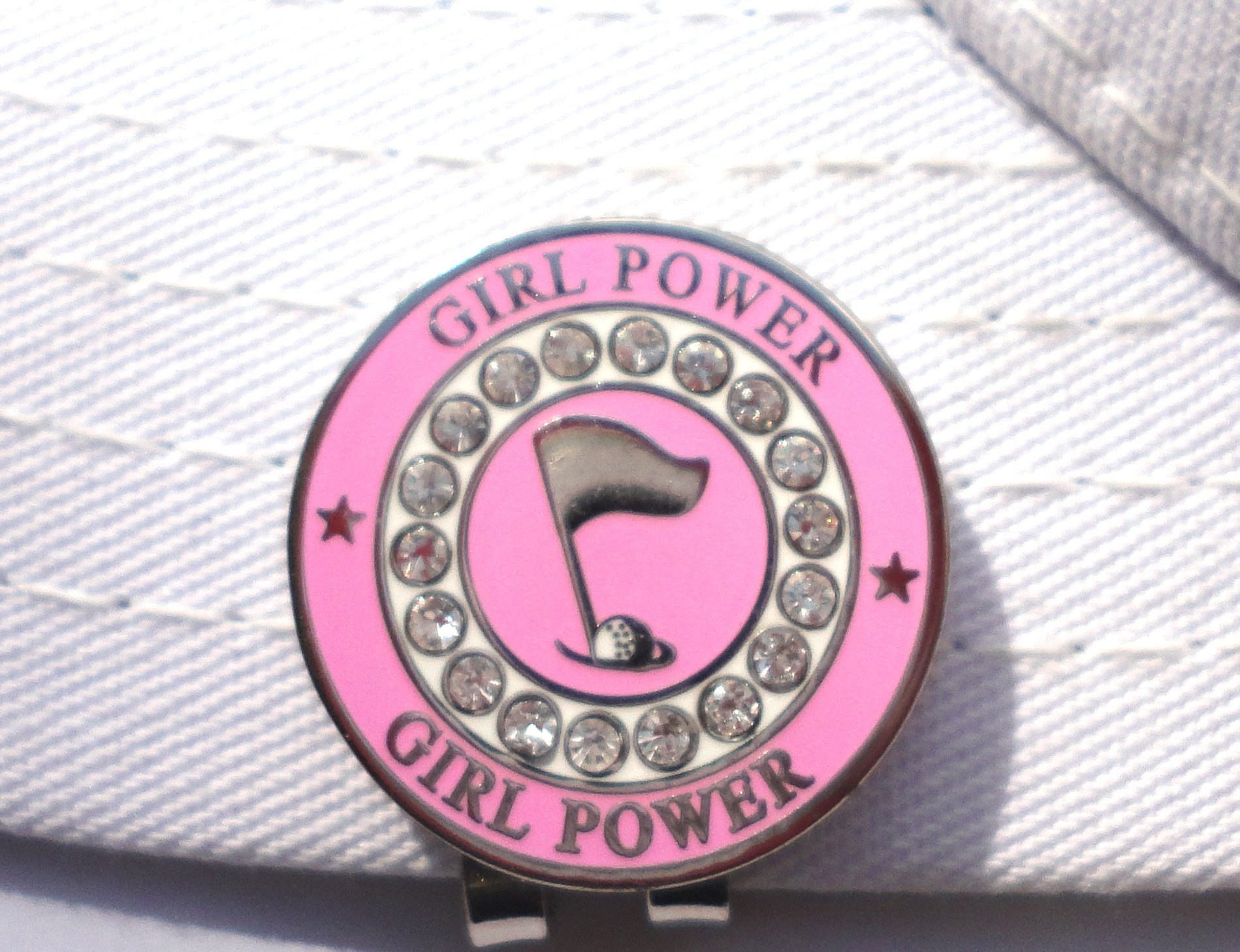 Crystal Golf Ball Marker & Magnetic Hat Clip for Women - Perfect for Golf Accessories & Gifts