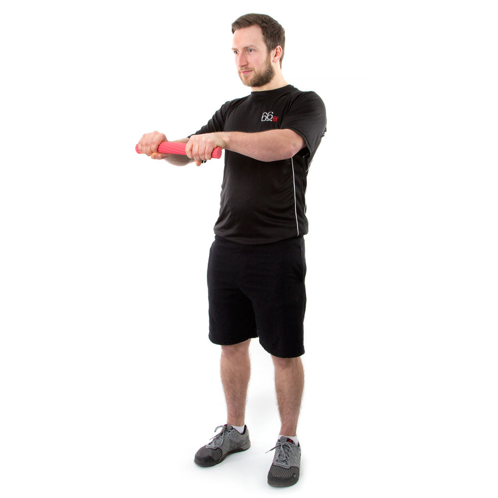 66Fit Twist and Flex Resistance Bar - Adjustable Workout Bar for Strength Training, Home Gym, Pilates & Yoga - Perfect for Toning Arms, Legs & Core