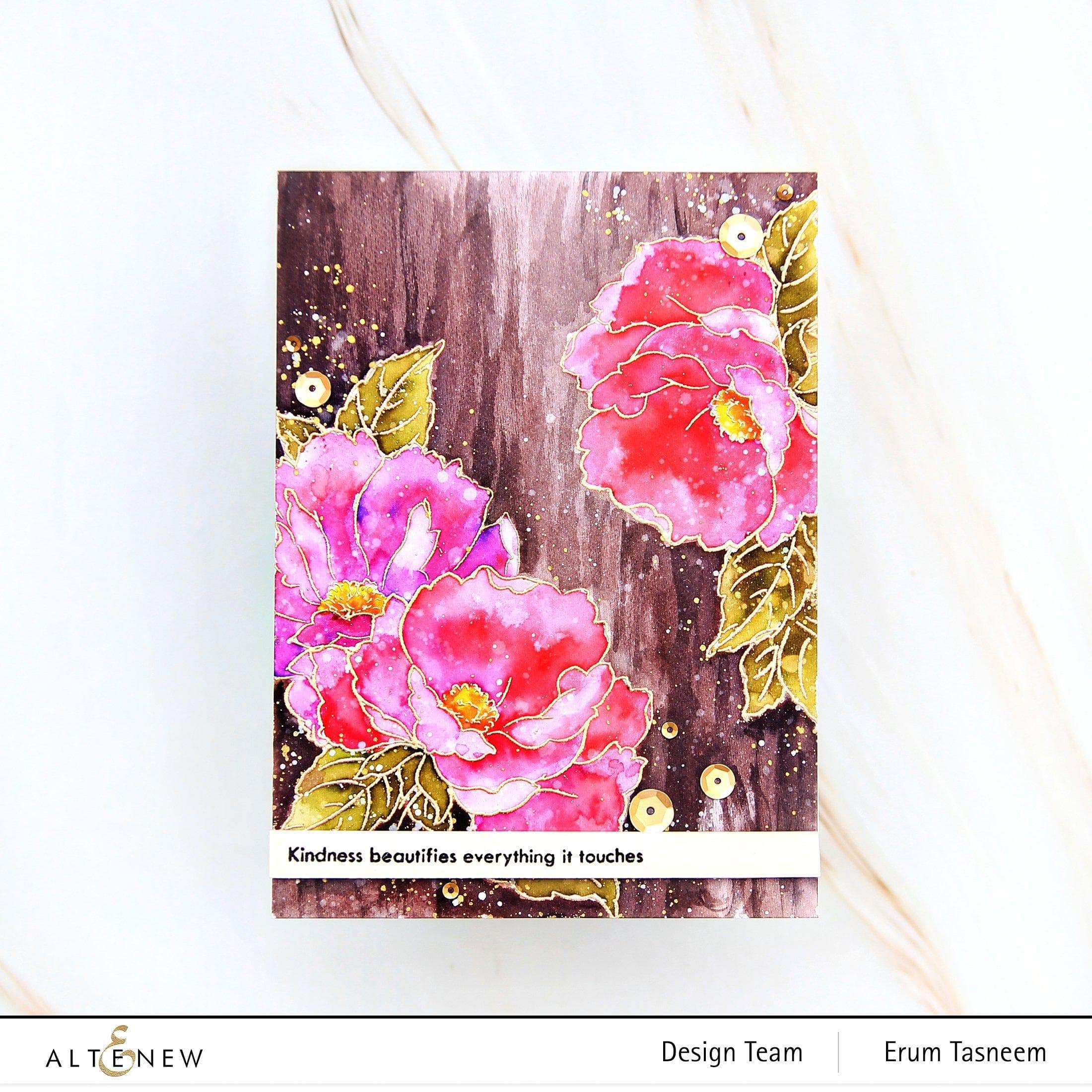 Airbrushed Flowers Art - Hand-Painted Floral Canvas Wall Decor for Living Room, Bedroom & Office - Perfect for Home Decor & Gift Giving
