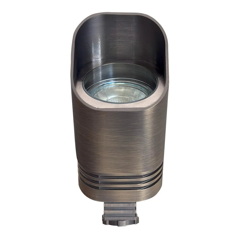 SPB03 Low Voltage LED Outdoor Landscape Spotlight - Durable Cast Brass Design for Gardens, Pathways, and Architectural Lighting
