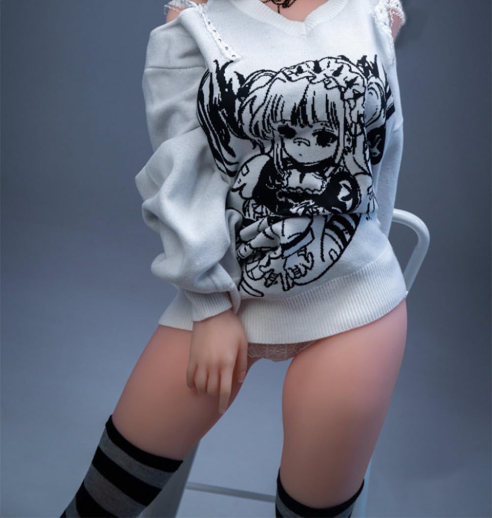 Realistic 3.35FT Sex Doll with C-Cup Jelly Breast - Perfect for Adult Pleasure & Private Relaxation