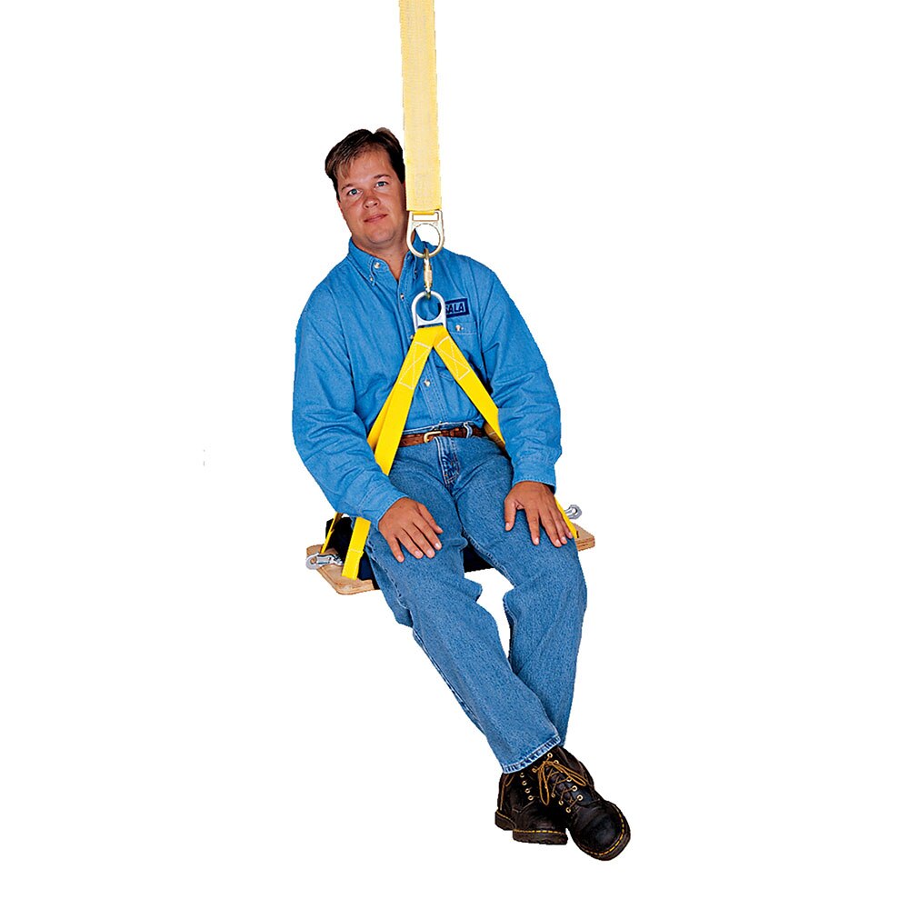3M DBI SALA 1001190 Universal Bosun Chair with Comfortable Cushion & Side Snaps - Ideal for Construction, Window Cleaning & Boat Maintenance Work