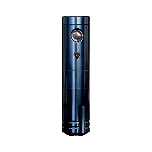 ARTISTRY Falcon Professional Wireless Tattoo Machine Kit with 2 Batteries - Cordless Tattoo Pen for Artists (Flat Grip/Blue) - Perfect for Tattoo Shops, Body Art & Professional Use