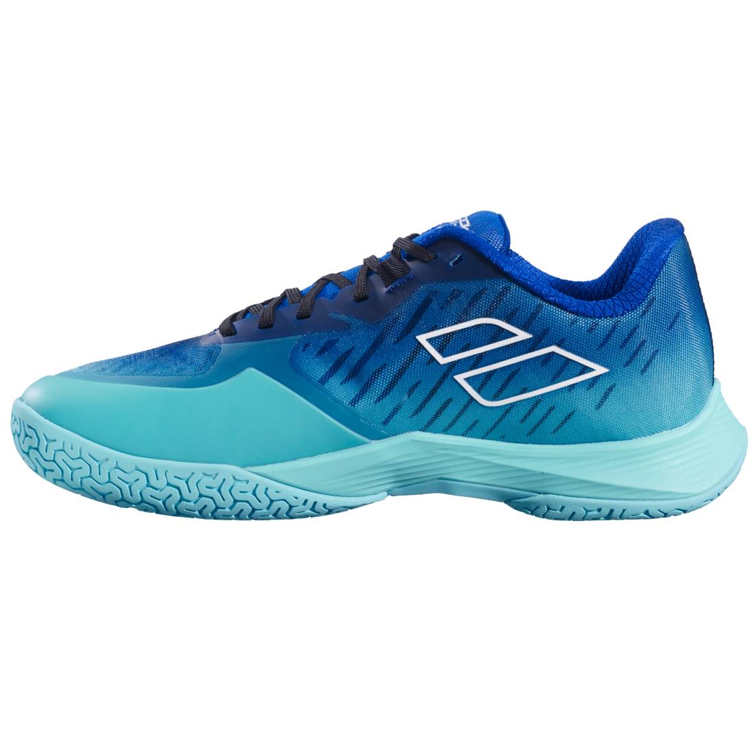 Babolat Shadow Tour Wide Men's Indoor Court Shoes for Tennis & Badminton - Ceramic Blue - Non-Marking Sole for Gym & Sports Courts