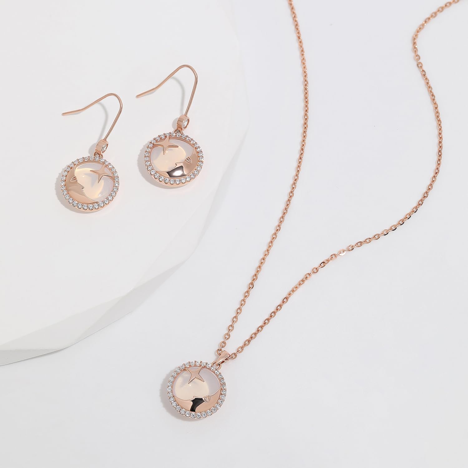 Meissa Celestial Dangle Earrings for Women | Boho Star Earrings | S925 Sterling Silver Fashion Jewelry | Christmas & New Year Gift | Perfect for Parties, Weddings & Everyday Wear
