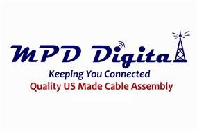 MPD Digital Genuine Times Microwave LMR240-MA Flexible Coaxial Cable - 3ft Mobile Antenna Cable with UHF PL259 Male Connectors for HAM CB Radio, Marine & RV Communication (Outdoor & Vehicle Use)