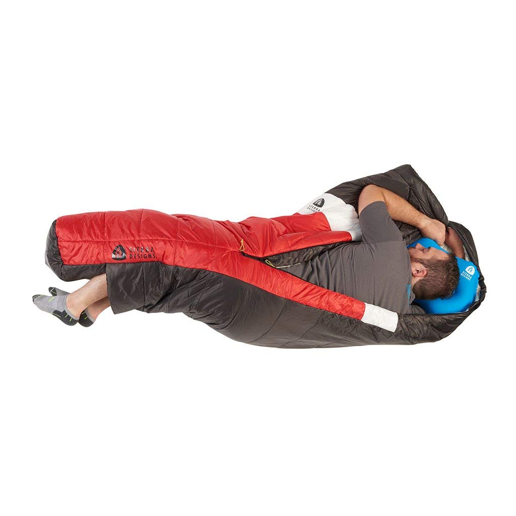 Sierra Designs Synthesis 20/35/50 Degree Synthetic Mummy Sleeping Bag for Camping & Backpacking - Lightweight & Warm for Men & Women - Perfect for Hiking, Backcountry Adventures & Cold Weather Camping