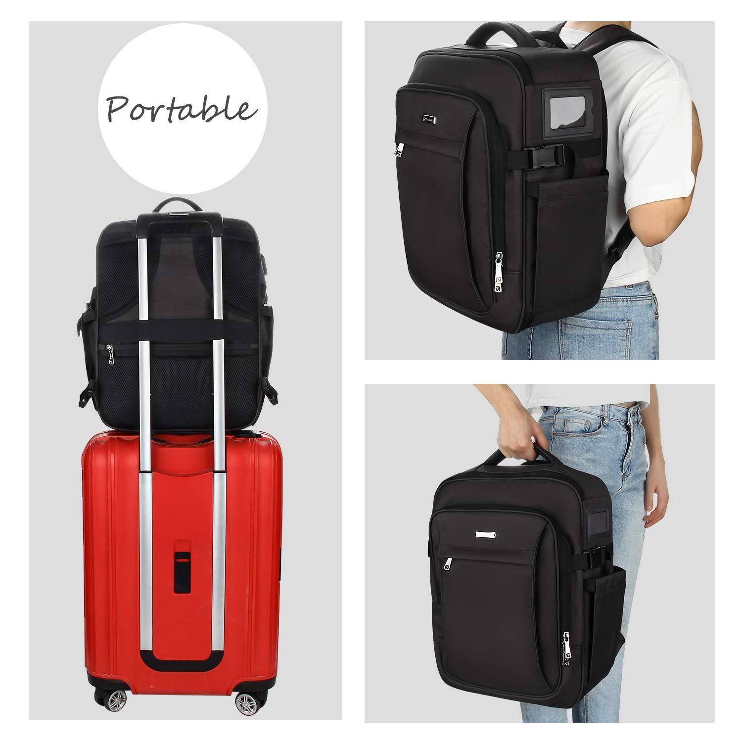 Professional Relavel Extra Large Makeup Backpack – Travel Train Case Cosmetic Organizer for Women & Girls, Adjustable Dividers & Shoulder Strap – Perfect for Makeup Artists, Salon Professionals & Travel Beauty Essentials
