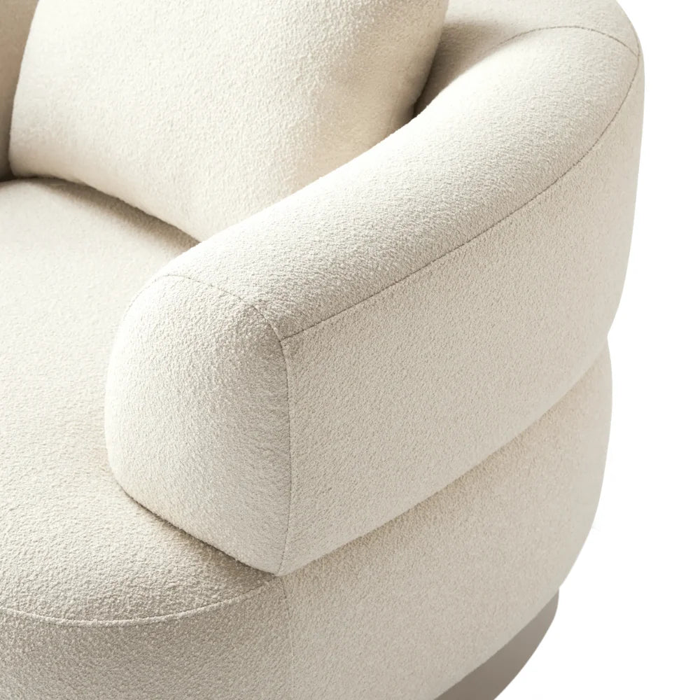 Amalfi Outdoor Swivel Lounge Chair - Weather-Resistant Patio Furniture for Poolside, Garden & Backyard Relaxation