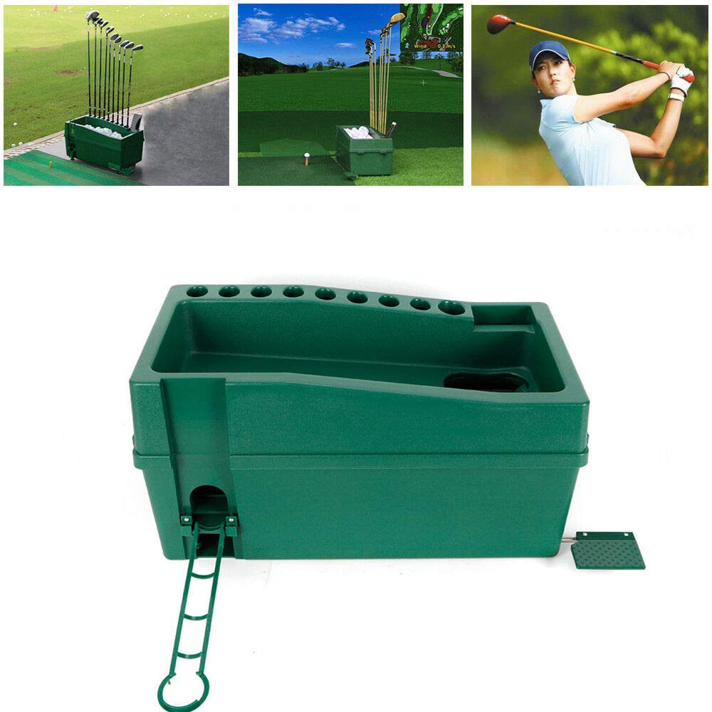 Automatic Golf Ball Dispenser - No Power/Electricity Required, Manual Operation - US Stock - Perfect for Driving Range, Backyard Practice & Golf Training