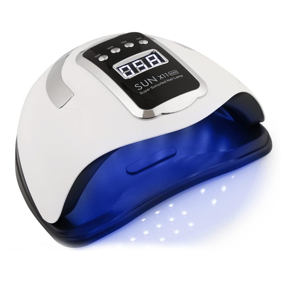 280W X11 MAX UV LED Nail Lamp - Professional Auto Sensor Nail Dryer for Gel Polish & Acrylic Nails - Fast Curing UV Light for Home & Salon Manicure & Pedicure